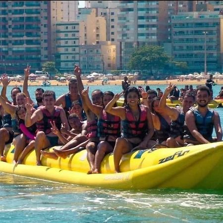 구아라파리 Apt Encantador Praia Do Morro 20 Metros Da Praia. 아파트 외부 사진