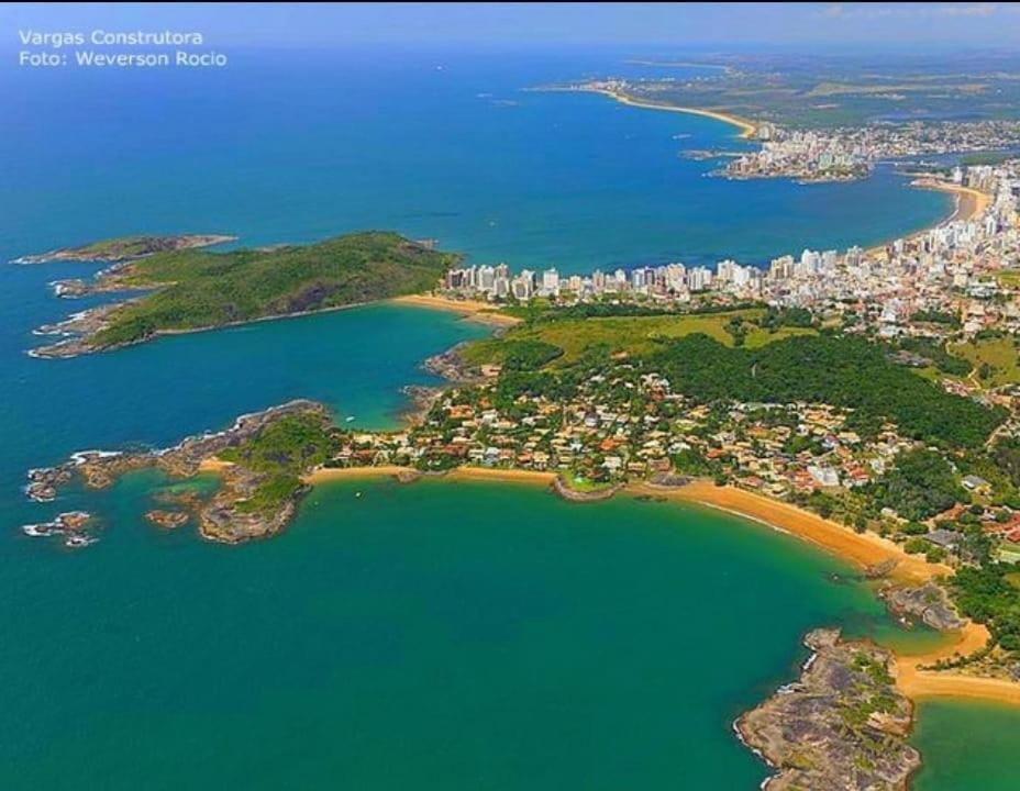 구아라파리 Apt Encantador Praia Do Morro 20 Metros Da Praia. 아파트 외부 사진