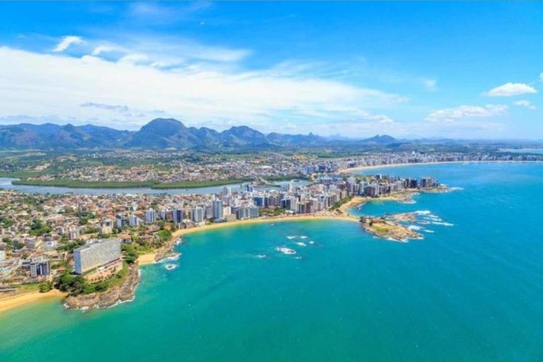 구아라파리 Apt Encantador Praia Do Morro 20 Metros Da Praia. 아파트 외부 사진