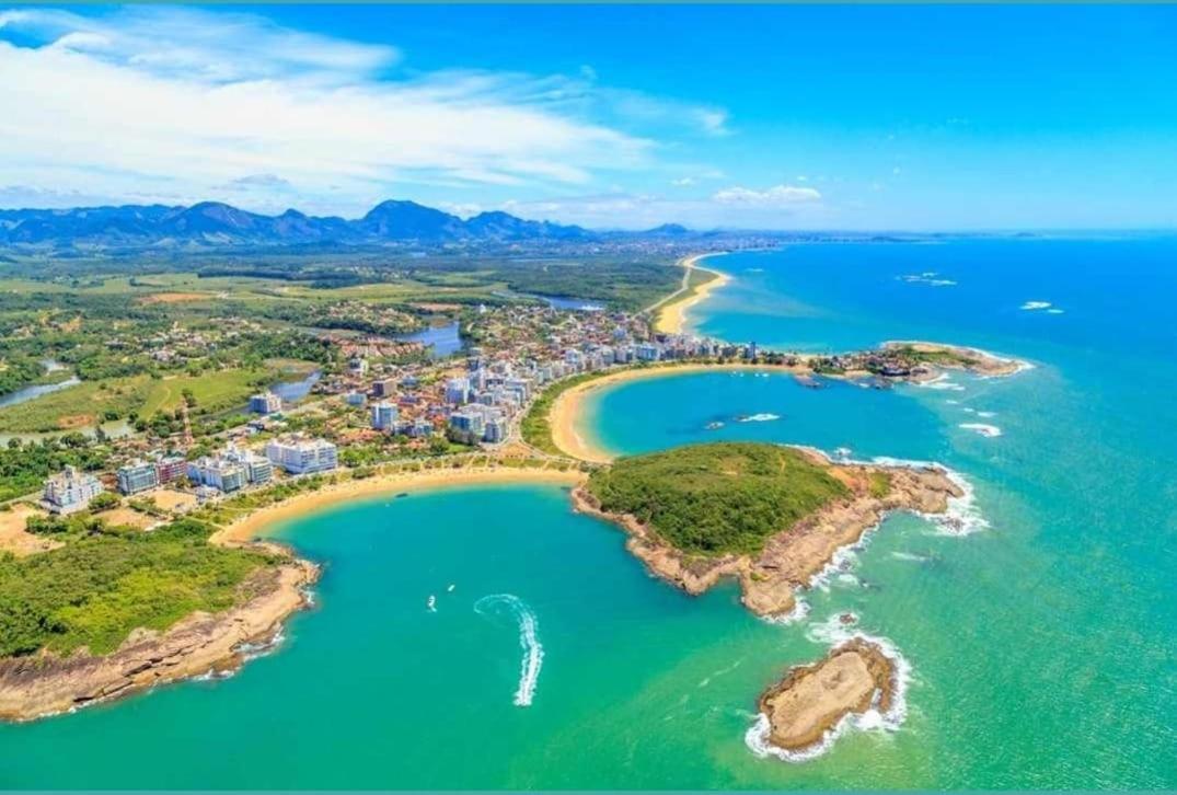구아라파리 Apt Encantador Praia Do Morro 20 Metros Da Praia. 아파트 외부 사진